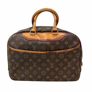 Louis Vuitton Deauville Monogram Canvas Satchel Bag